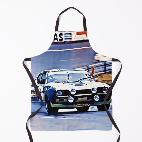 Item preview, Ford Capri Racing Scene Art Print – Vintage Touring Car Motorsport Poster, Classic Racing Art designed and sold by Road To Track.