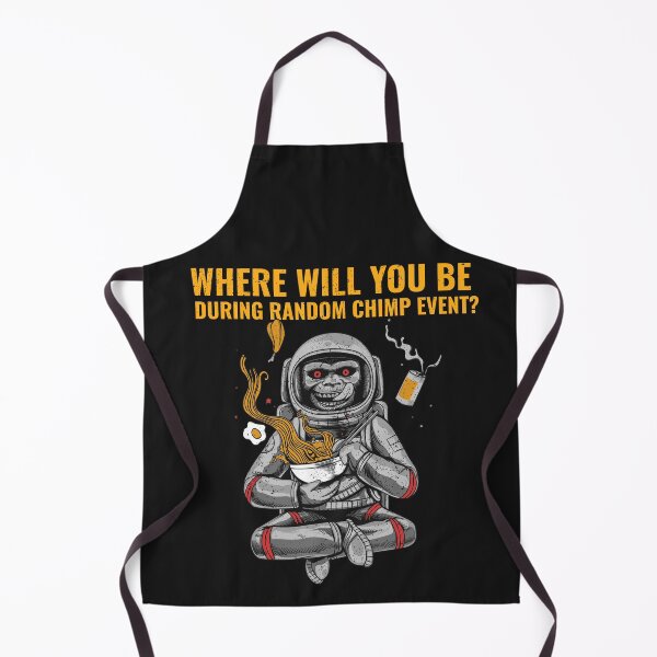 Item preview, Where Will You Be During Random Chimp Event designed and sold by art-fox.