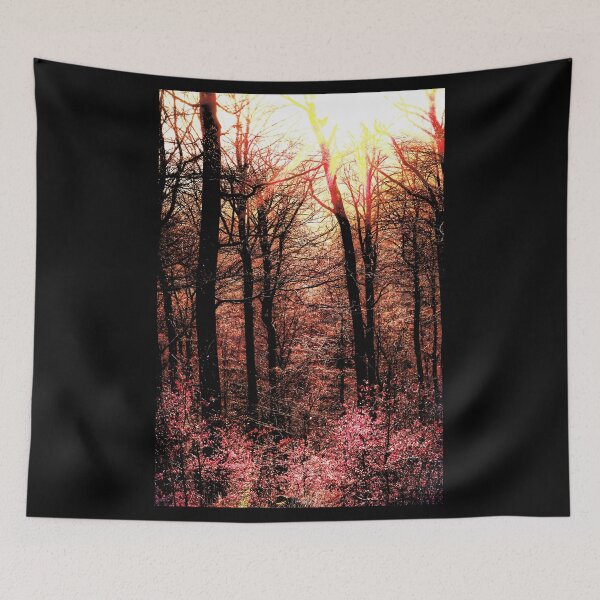 Item preview, Autumn Forest Shiny Sunset designed and sold by knowswhathesees.