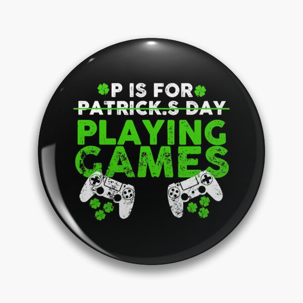 Artikelvorschau, P spielt Spiele St. Patricks Day Racerback Tanktop entworfen und verkauft von amiyacunni.