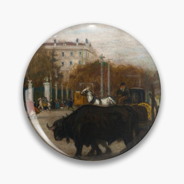 Item preview, Herdsmen in the Plaza de la Cibeles by Nicanor Piñole (1907) designed and sold by allhistory.