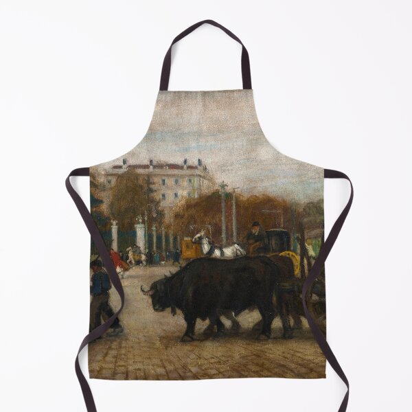 Item preview, Pastores en la Plaza de la Cibeles de Nicanor Piñole (1907) designed and sold by allhistory.