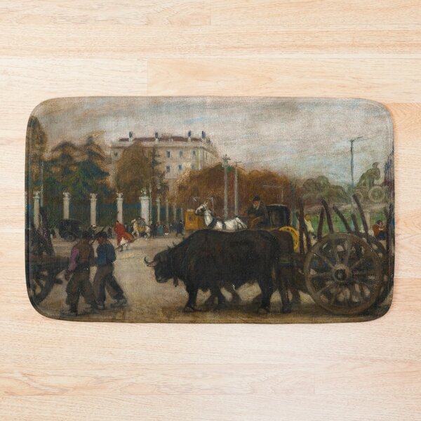 Item preview, Herdsmen in the Plaza de la Cibeles by Nicanor Piñole (1907) designed and sold by allhistory.