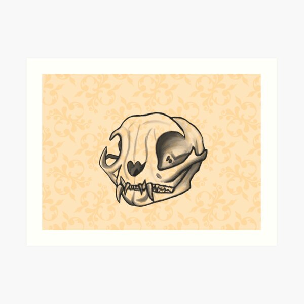 Cat skull illustration, drawing, engraving, ink, line art, vector Stock  Vector Image & Art - Alamy