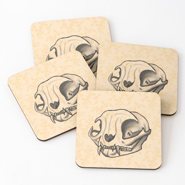 Item preview, Cat Skull Sketch designed and sold by Egglette64.