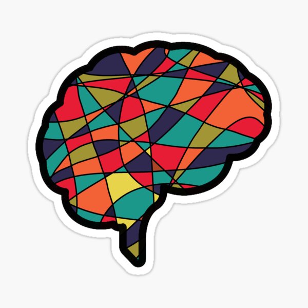 Item preview, Paint Mosaic Brain designed and sold by Lindsay Santacroce.