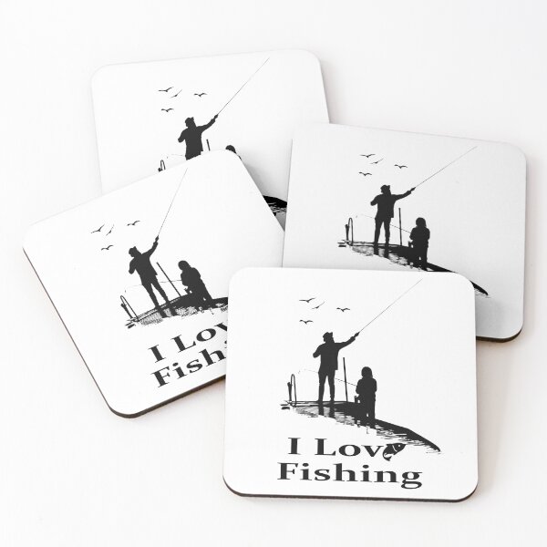 Item preview, I love fishing designed and sold by flashcompact.