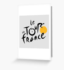 Tour De France Greeting Card