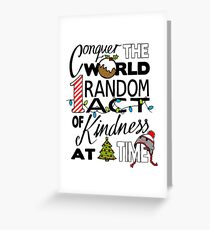 Acts of Kindness Greeting Card
