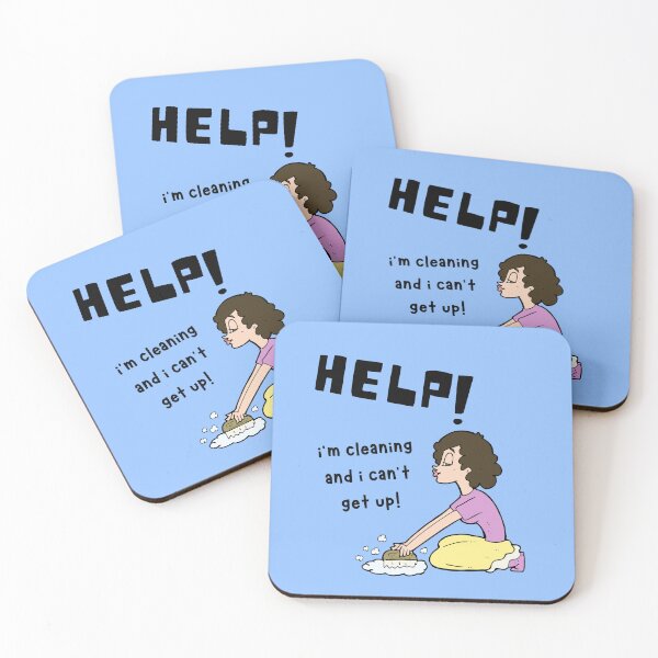 Item preview, Help I'm Cleaning and I Can't Get Up Funny Cleaning Lady designed and sold by SavvyCleaner.
