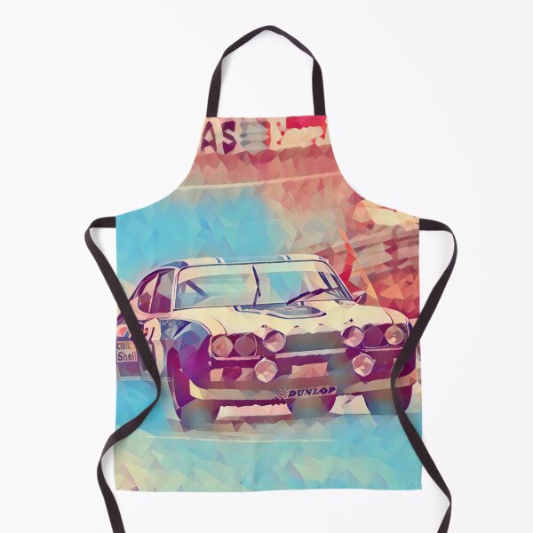 Item preview, Ford Capri Racing Scene Art Print – Vintage Touring Car Motorsport Poster, Classic Racing Art designed and sold by Road To Track.