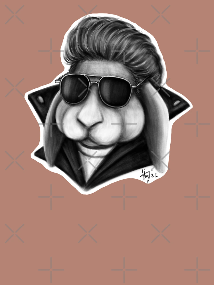 Thumbnail 4 of 4, Boxy T-Shirt, Greaser Rabbit designed and sold by Stack.