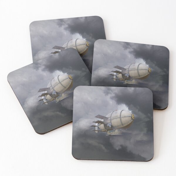 Item preview, airship fantasy designed and sold by Uzma Mahyudin.