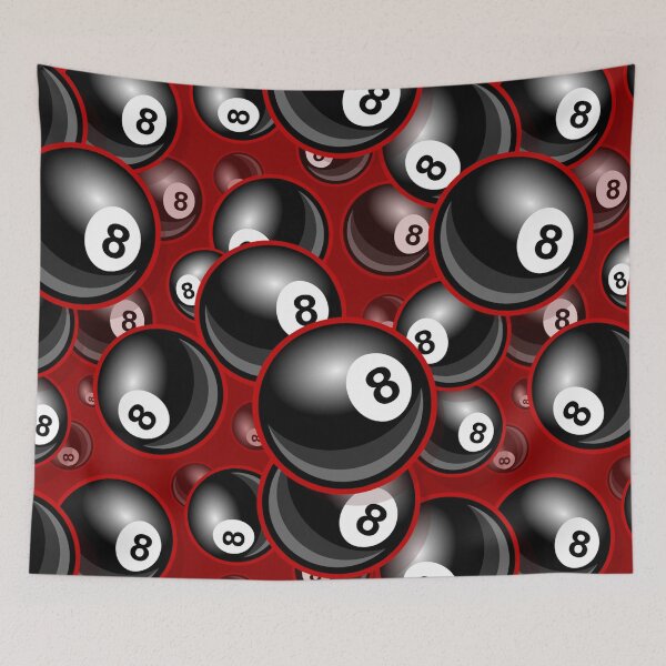 Artikelvorschau, Billard Pool Hall Black 8 Ball 8-Ball Pocket Snooker entworfen und verkauft von Spaceshipsells.