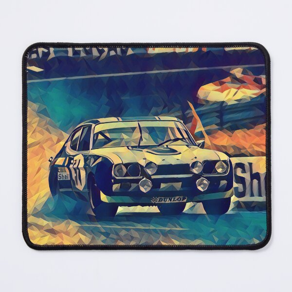 Item preview, Ford Capri Racing Scene Art Print – Vintage Touring Car Motorsport Poster, Classic Racing Art designed and sold by Road To Track.