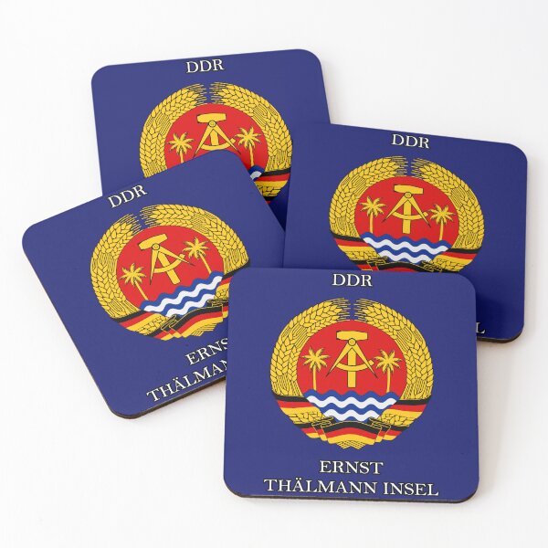 Item preview, Ernst Thälmann Island Coat of Arms designed and sold by ZarAntonov.