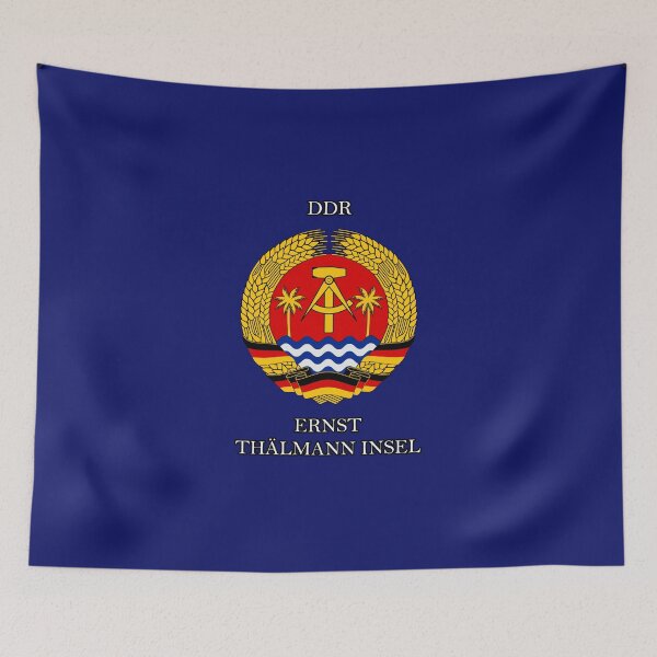 Item preview, Ernst Thälmann Island Coat of Arms designed and sold by ZarAntonov.
