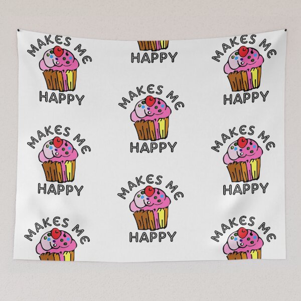 Item preview, Cupcakes Makes Me Happy designed and sold by GraphicsClub.