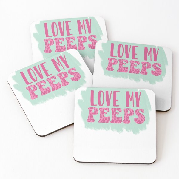 Item preview, Love my peeps, Easter Peeps, bunny designed and sold by FreckledBliss.