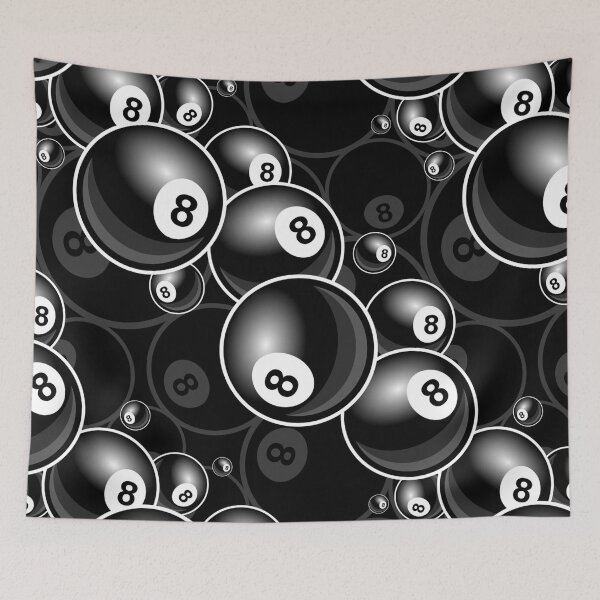 Artikelvorschau, Billard Pool Hall Black 8 Ball 8-Ball Pocket Snooker entworfen und verkauft von Spaceshipsells.