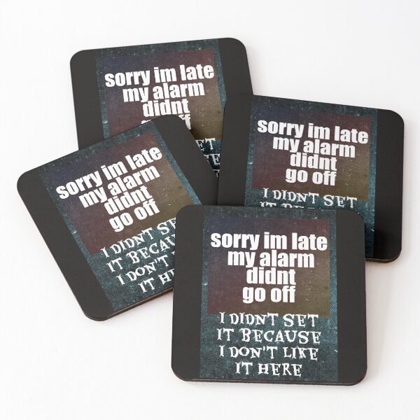 Item preview, late for alarm designed and sold by vallertine.