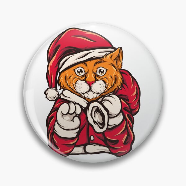 Item preview, Santa cat with t shirt design hand drawn  designed and sold by Scopestor.