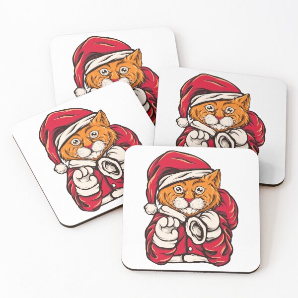 Item preview, Santa cat with t shirt design hand drawn  designed and sold by Scopestor.