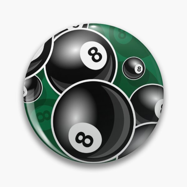 Item preview, Billiards Pool Hall Black 8 Ball 8-Ball Pocket Snooker designed and sold by Spaceshipsells.