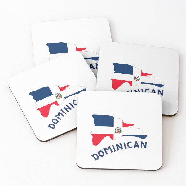 Item preview, Dominican Republic Flag and Map  designed and sold by taniastyle.