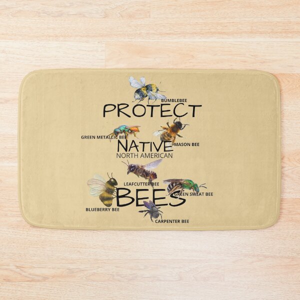 Item preview, Native North American Bees Endangered Need Our Help designed and sold by walkingrock.