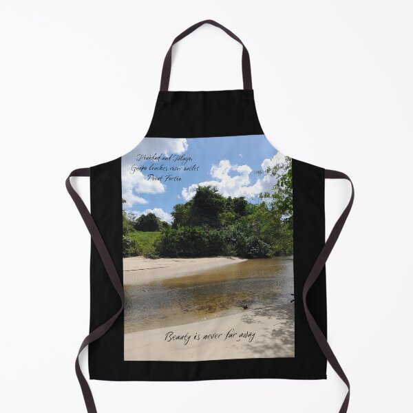 Item preview, Trinidad and Tobago Guapo beach river outlet.  greeting card and posters designed and sold by Pugnaciousprint.