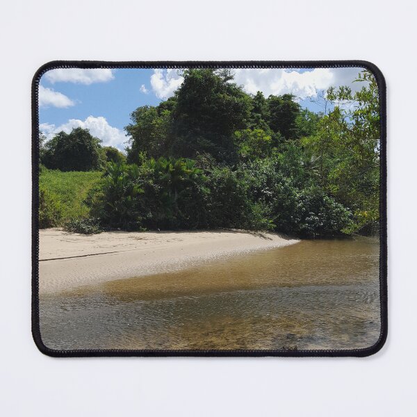 Item preview, Trinidad and Tobago Guapo beach river outlet.  greeting card and posters designed and sold by Pugnaciousprint.