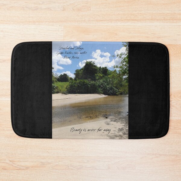 Item preview, Trinidad and Tobago Guapo beach river outlet.  greeting card and posters designed and sold by Pugnaciousprint.