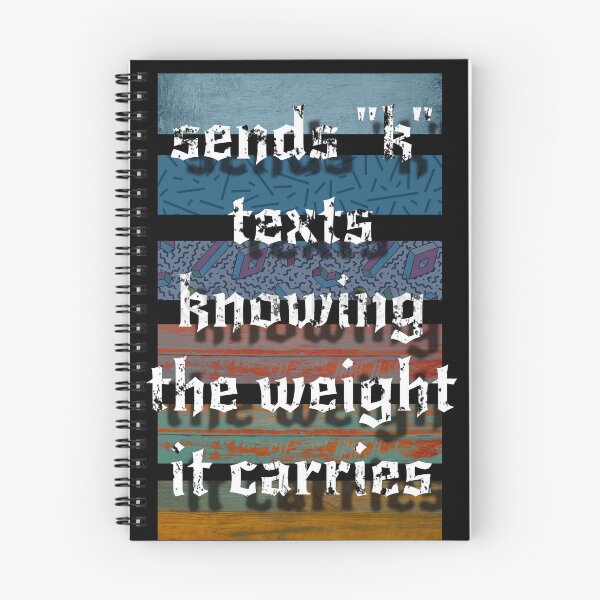 Item preview, texting k designed and sold by vallertine.