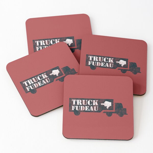 Item preview, Fuck Trudeau Funny Trucker’s Convoy Design - Truck Fudeau on a Truck designed and sold by SteamParliament.