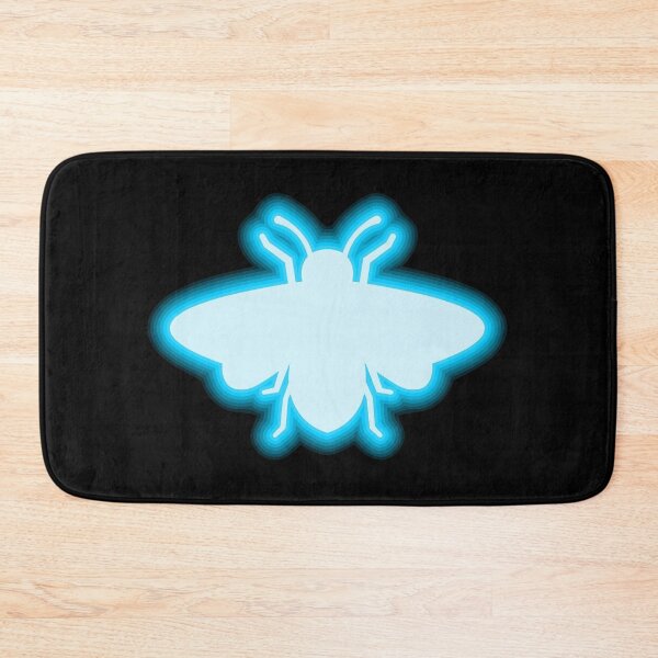 Item preview, Neon Bees - Blue designed and sold by purplevamp.