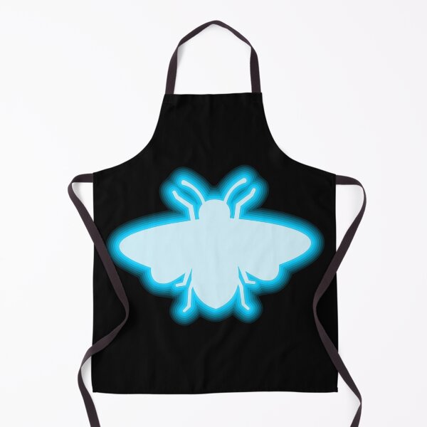 Item preview, Neon Bees - Blue designed and sold by purplevamp.