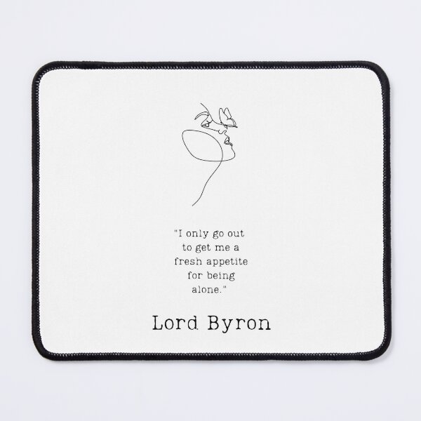 Item preview, "Being alone" - Lord Byron designed and sold by BookberryGarden.