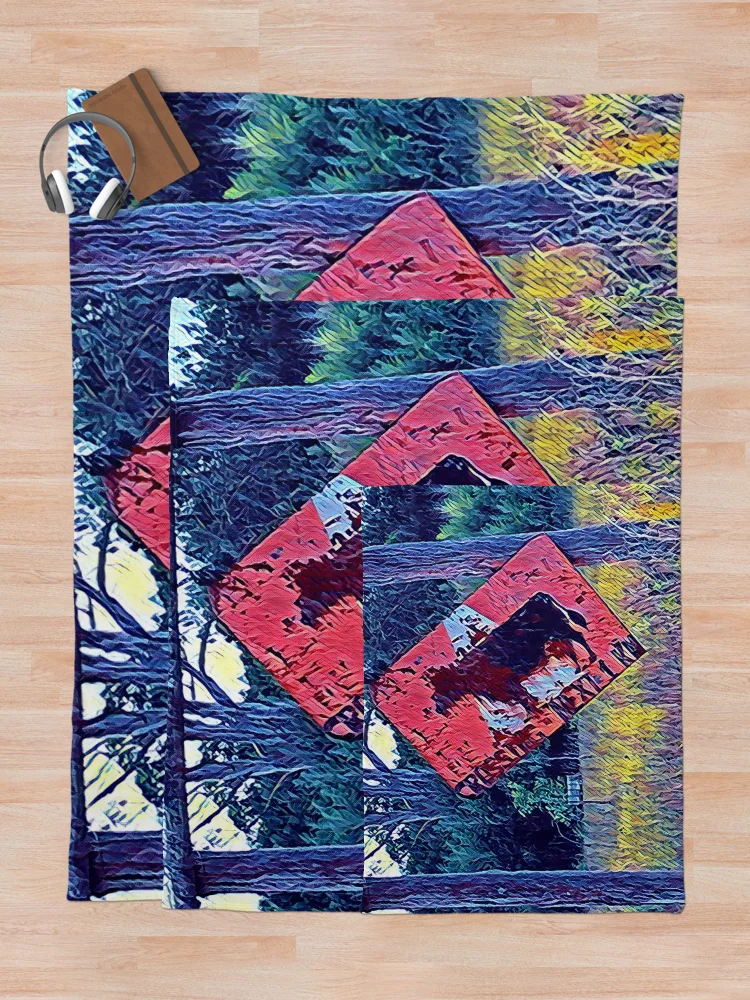 Thumbnail 5 von 6, Fleecedecke, Zeichen der Kuh designt und verkauft von RandaRubyRed.