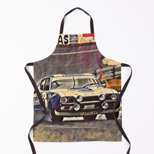 Item preview, Ford Capri Racing Scene Art Print – Vintage Touring Car Motorsport Poster, Classic Racing Art designed and sold by Road To Track.