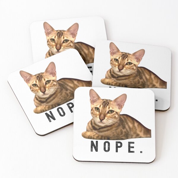 Item preview, NOPE cat meme designed and sold by Hitokami.