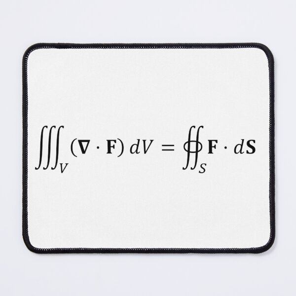 Item preview, divergence theorem equation, differential calculus and math designed and sold by NoetherSym.