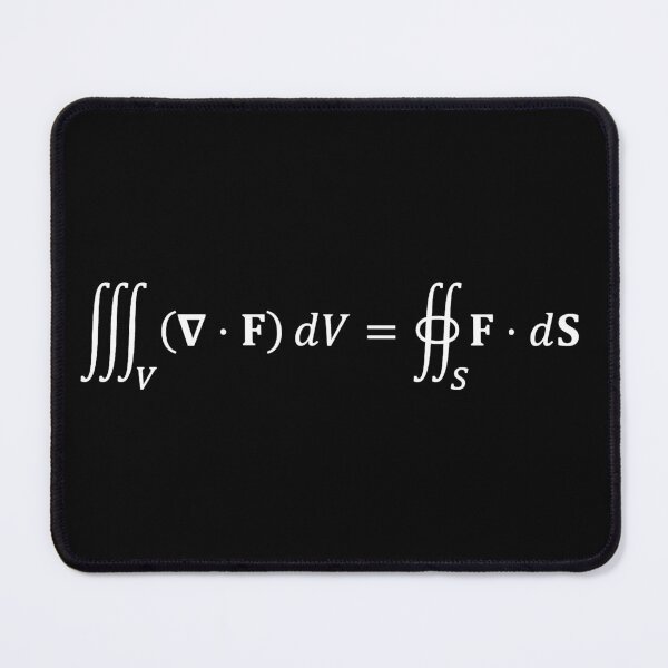 Item preview, divergence theorem equation, differential calculus and math designed and sold by NoetherSym.