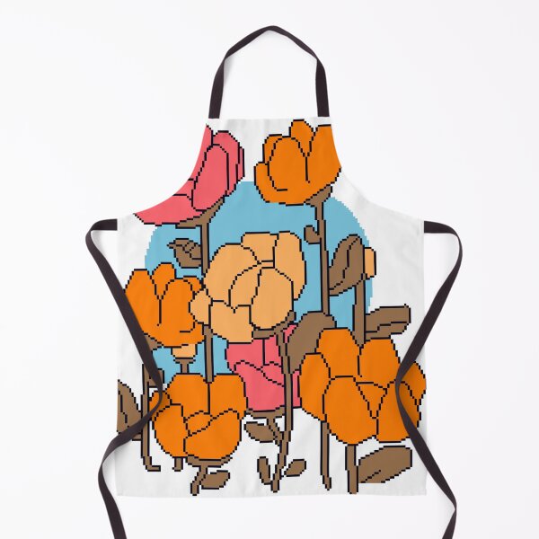 Item preview, pixelated flowers designed and sold by smasdoodle.