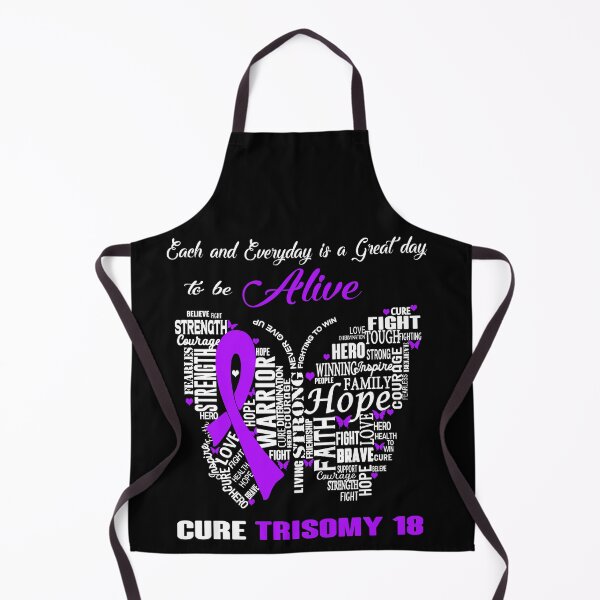 Item preview, Butterfly Ribbon Cure Trisomy 18 Awareness designed and sold by Tadmab.