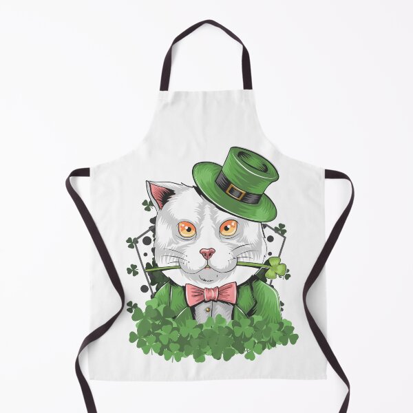 Item preview, St patrick's day shamrock cat designed and sold by Scopestor.