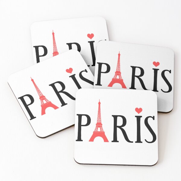 Item preview, I love Paris Red Heart Eiffel Tower designed and sold by MoStorish.
