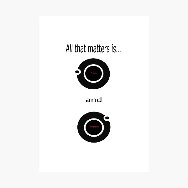 Item preview, Matter and antimatter designed and sold by RSdesignbureau.