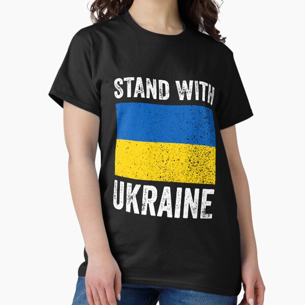 Item preview, Stand With Ukraine Flag Freedom Ukrainians designed and sold by lxmag.