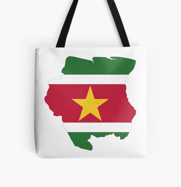 Canvas Shopping Tote Bag Surinamese Prince Crown Countries Suriname Flag Prince Beach Bags for Women